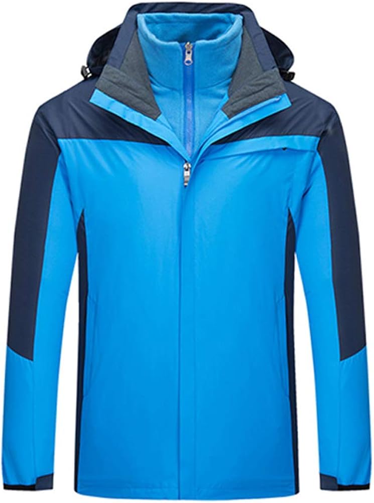 Treer Herren Regenjacke - Wasserdicht, Winddicht, Fleecegefüttert Für Outdoor