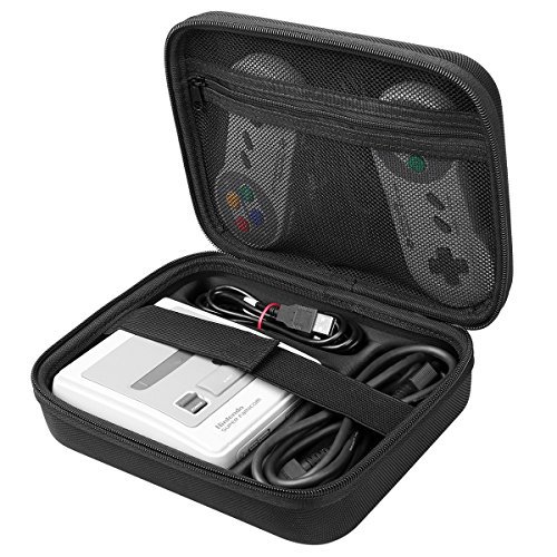 IREALIST Carrying Case for Super NES Classic Edition, Hard Travel Case Storage Pouch Bag for NES Classic Edition