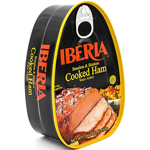 IBERIA BONELESS & SKINLESS COOKED HAM, 16 OZ