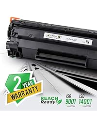 LINKYO   Cartucho de tóner compatible para Canon 128 (3 unidades), color negro
