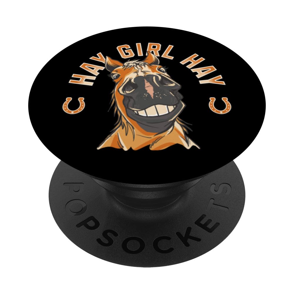 Hay Girl Hay - Horse Rider PopSockets Swappable PopGrip
