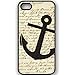 Angel Wings fashion Sailor Anchor vintage Hard back case cover For Apple iphone 4G 4S 4 (I)
