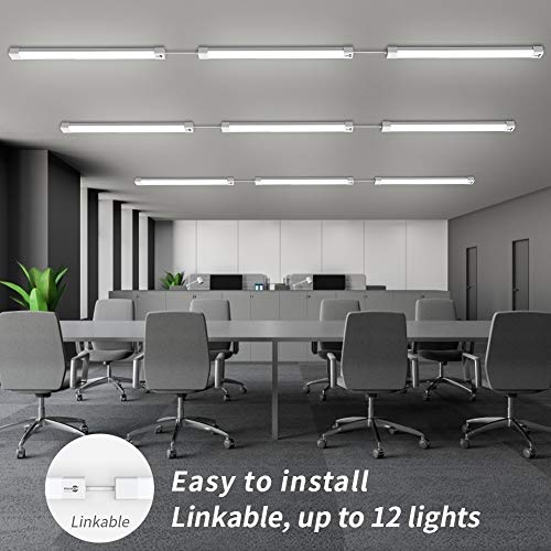 Öuesen Feuchtraumleuchte Led 150cm 45W LED Kellerlampe 4500LM, Werkstatt Deckenleuchte IP66 Wasserfest Led… – Bild 3