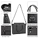 UMODA Laptop Bag for Women,13-15.6 Inch Padded Laptop Tote Bag,Multi Pockets Computer Bags for Women,Gray