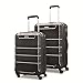 Samsonite Invoke Hardside Luggage with Spinner Wheels, Black, 2-Piece Set (20/24)