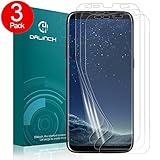 Galaxy S8 Screen Protector, Dalinch Full Coverage Error Proof TPU Screen Protector for Samsung Galaxy S8, 2017 Galaxy S8(3 Pack)