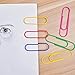 Huge Jumbo Paper Clips, 30 Pcs Large Mega Big Cute Paper Clips 4 Inches Vinyl Coated Giant Paperclips Multicolored for Files, Papers, Bookmark, Office Supply Accessories 6 Colors