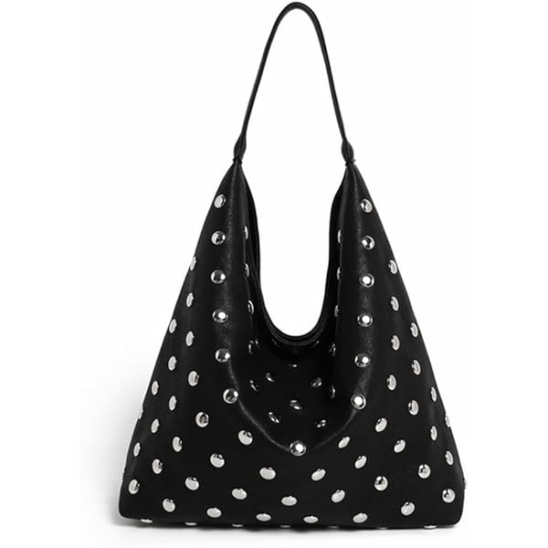 Amazon.com: TYATVS Studded Purse Large Tote Bag for Women Y2k Hobo