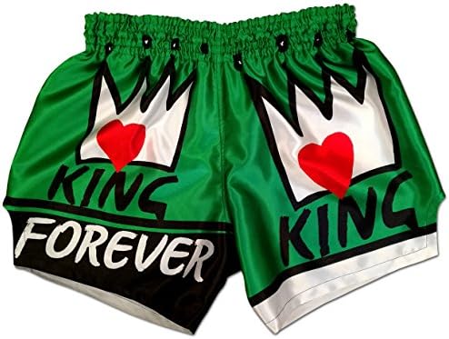 Muay Thai Shorts Men's Fitness Gym Boxing Trunks King Forever Mixed Martial Arts MMA UFC Kickboxing Fighting Top Quality