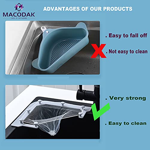 MACODAK Sink Strainers for Kitchen Sink, No Washing Sink Food Catcher