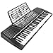 Hamzer 61 Key Electronic Music Electric Keyboard Piano - Black