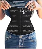 Gotoly Fitness Quick Weight Loss Zipper With Hook Waist Trainer Cincher Belt