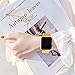 IYOU Sport Band Compatible with Watch Band 38MM 42MM 40MM 44MM, Soft Silicone Replacement Sport Strap Compatible with 2018 Watch Series 5/4/3/2/1(Yellow,38MM, S/M)
