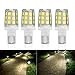 Kohree 2.5W LED Replacement Landscape Pathway Light Bulb 12V AC/DC Wedge Base T5 T10 for Malibu Paradise Moonrays and More (4 Pack, 4500K Natural White/Daylight White)