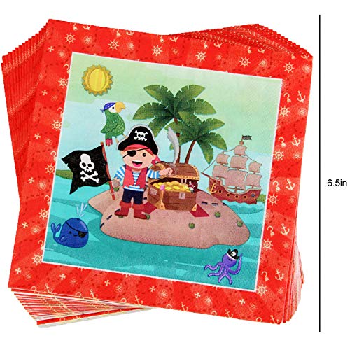 5 Pirate+Supplies+Including+Napkins+Tablecloth