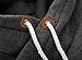 MeiC Womens Funnel Neck Hoodie Sweatshirt Large Dark Grey