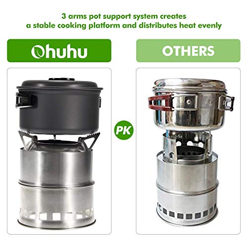 Camping Stove Wood Ohuhu Mini Camping Stove Solo Stoves Stainless