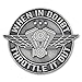 PinMart Antique Silver When in Doubt Throttle It Out Biker Lapel Pin