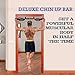 Yes4All Deluxe Chin Up Bar Doorway – Support to 300 lbs, 24 – 37 inch Fit Doorway