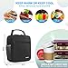 CARBATO Adult Insulated Lunch Box Reusable Lunch Bag Cooler Tote Bag for Men, Adults, Women - Black
