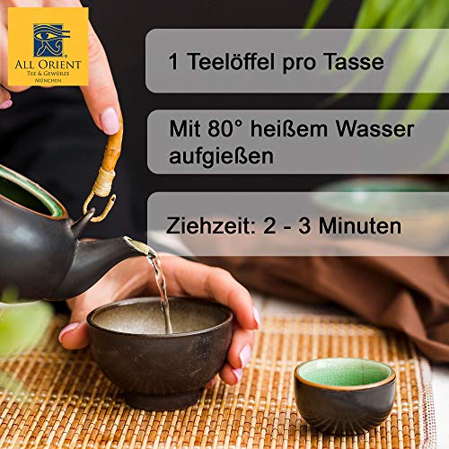 All Orient BIO Sencha | 100g | Grüner Tee lose | China Sencha Superior | Provinz Zhejiang | Grünteemischung | Naturbelassen | Ohne Zusatz von Aromen – Bild 4
