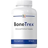 Stop Aging Now - Calcium Complex Supplement - 120 Capsules - BoneTrex with Magnesium, Vitamin D, Vitamin K2 and Boron