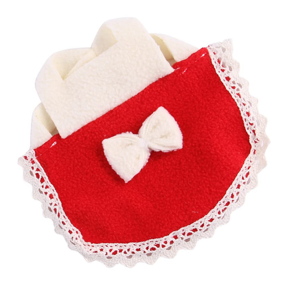 iplusmile guinea pig clothes- Small Pet Hamster Vest Clothes Breathable Outfit Apparel with Bow Embellishment