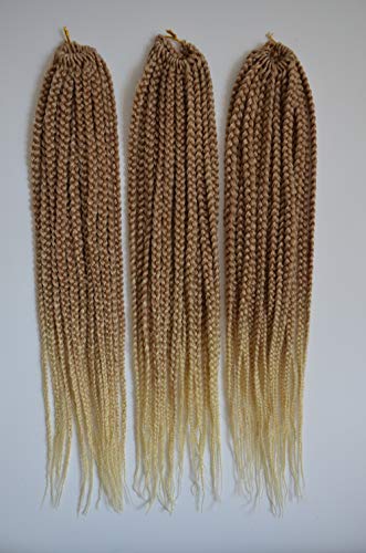 Leyoo 18 Kanekalon Crochet Box Braids 24 Roots Pack 3 Packs Box Small Box Braids Crochet Hair Extension For Women M 27 613 Buy Online In Guyana At Guyana Desertcart Com Productid 84328224 leyoo 18 kanekalon crochet box braids
