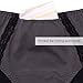 Neione Women Girls Menstrual Period Panties Underwear 3 Pack Blue Beige Gray L