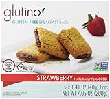 Glutino Gluten Free Breakfast Bars, Strawberry, 1.41 oz ( 5 Bars )