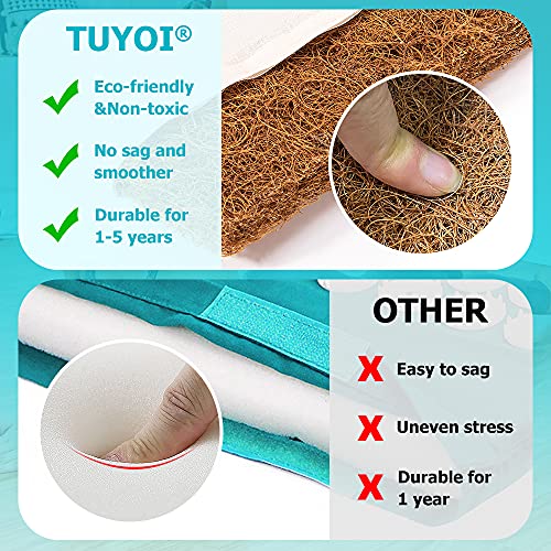 TUYOI Acupressure Mat and Pillow Set,Natural Coconut Palm,Eco-Friendly Acupressure Body Mat for Back and Neck Pain… - Image 4