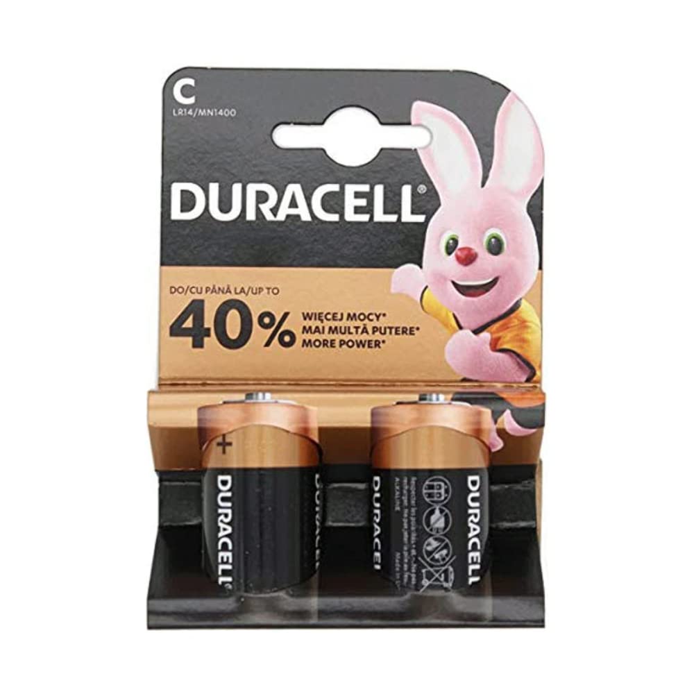 Duracell CDURK - C Batteries PK2