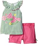 Fiream Girl's Cotton Cute Sleeveless Clothing Set