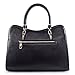 Yafeige Women Ladies Genuine Leather Tote Bag Handbag Shoulder Bag Top-handle Purse (Black)