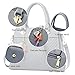 Womens Purses and Handbags Ladies Designer Satchel Tote Bag Shoulder Bags, Gray