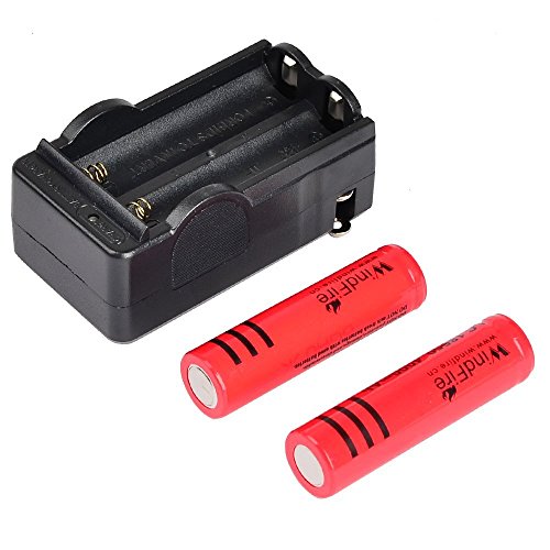 WINDFIRE WF802 Waterproof 350 Lumens 250 Yards Green Cree LED Coyote Hog Fox Predator Varmint Hunting Light Kit with Remote Pressure Switch & Scope/Bike Mount Holder & Spare 18650 Battery and Charger - Thumbnail 6