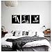 sechars - Sexy Women Picture Print on Canvas Black and White Girl Canvas Art for Bedroom Wall Decoration Beautiful Body Canvas Wall Art Total Size 16
