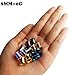 Longbeauty 6 Pair Stainless Steel Screwe Flesh Tunnel Expander Eer Plug Gauge Earlets 6 Colors 10MM
