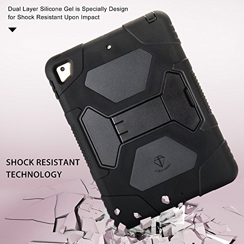 image for ACEGUARDER iPad 2017 iPad 9.7 inch Case, Shockproof Impact Resistant P