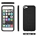 [2 Pack] Apple New iPod touch (6th Gen) Case- OMOTON Silicone Shock-Proof Case Cover for iPod touch 6 (2015 Julyd) (Black)