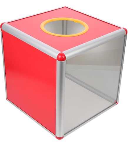 Boddceto Boîte à Pourboires pour de L'Argent 6 X 4 X 5 Pouces Boîte de Collecte de Pourboires avec Serrure Boîte à Suggestions de Don pour le Stockage des Pourboires Boîte de