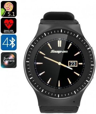 Android Watch Phone ZGPAX S99B - SIM Card Slot, 3G, WiFi, 5MP Camera, Heart Rate, Pedometer, Sleep Monitor, Quad-Core CPU