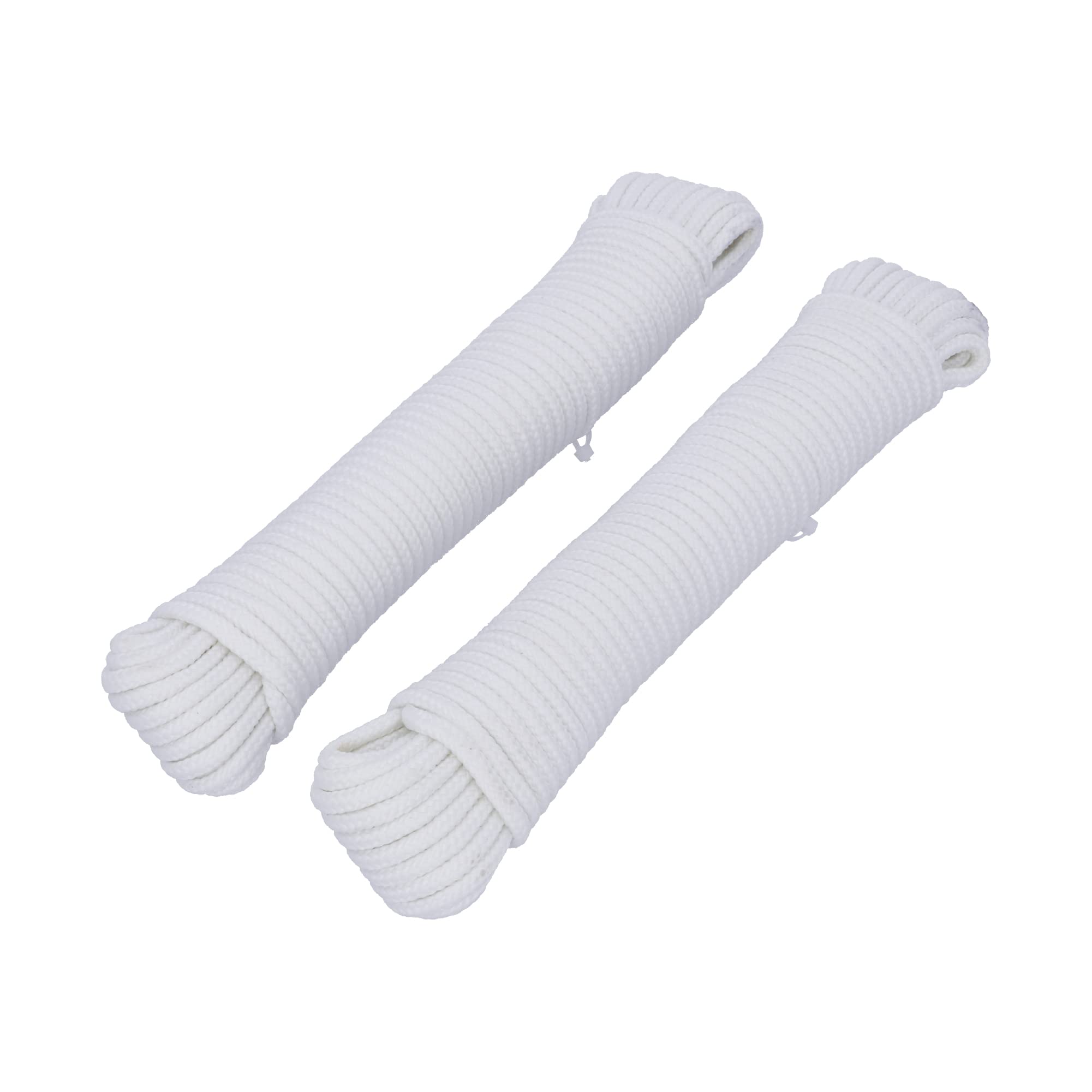 HELPMATE – 5 mm White Self-Illuminating Nylon Rope – Outdoor & Crafts – Weather-Resistant & Buoyant (2 x 15 m)