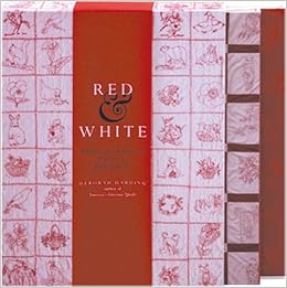 Red White American Redwork Quilts Patterns Deborah Harding