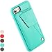 ZVEdeng SE2 Wallet Case, 8 Wallet Case, 7 Wallet Case with Credit Card Slot Holder Rotational Magnetic Flip Case Protective Cover for SE2/7/8 4.7 inch-Mint Green