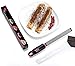 WonderEsque Zester and Cheese Grater - Premium Stainless Steel Blade - Protective Cover - No-Slip Ergonomic Handle (BLACK and PINK, 12.6x1.1x1.3)