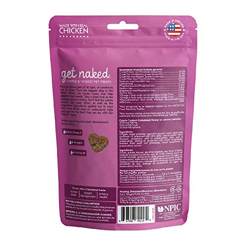 GET NAKED 1 POUCH KITTEN HEALTH SOFT TREATS, 2.5 OZ