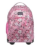 JanSport Driver 8 Core Series Wheeled Backpack Prism Pink Pretty Posey