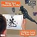 WALL PALZ Black Panther 22' Vinyl Wall Decal - Augmented Reality Interaction - Marvel Decor for Kids' Room