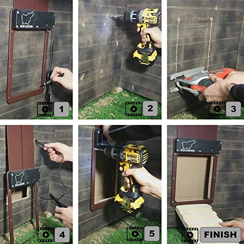 Run-Chicken Model T12, Automatic Chicken Coop Door, Full Aluminum Doors, Powder Coated, Light Sensing, Morning Delayed Opening Timer - Thumbnail 2